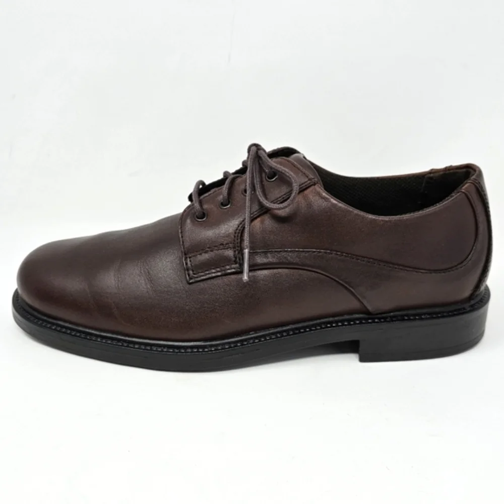 Nunn Bush Denali Waterproof Leather Comfort Shoes Gel Brown Oxfords Size 9.5‎
